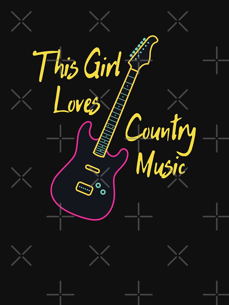 This Girl Loves Country Music by WholesumArt