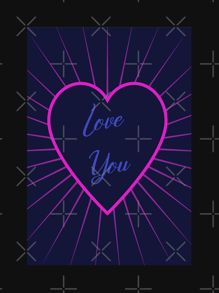 Love You - Pink and Purple Shades by madtoyman