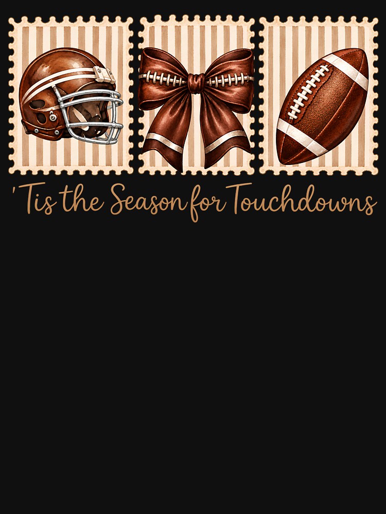 Tis The Season For Touchdowns Retro Football by VGAfanatic