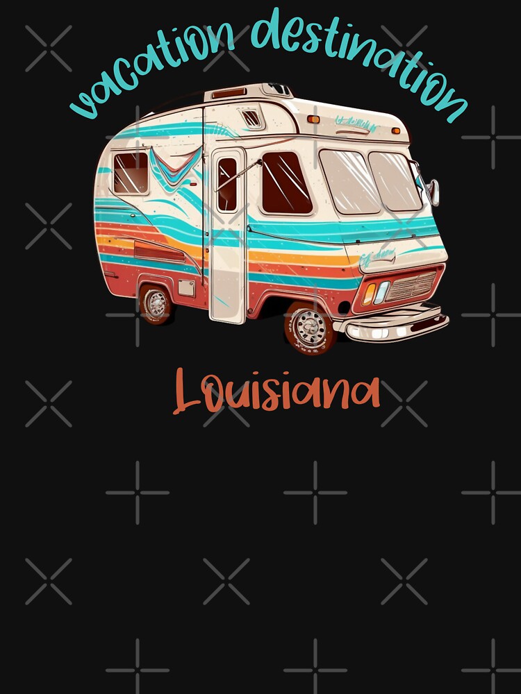 Vacation Destination Louisiana T-Shirt by MarqisStudio