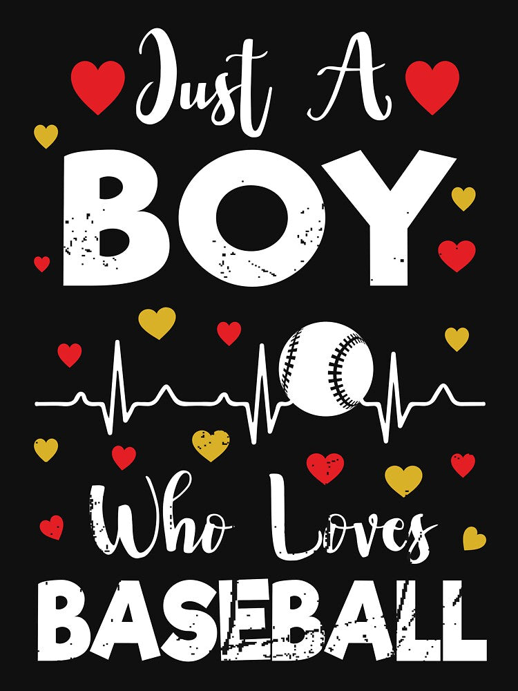 Just a Boy who Loves Baseball - Baseball Player Lover by Adexyl