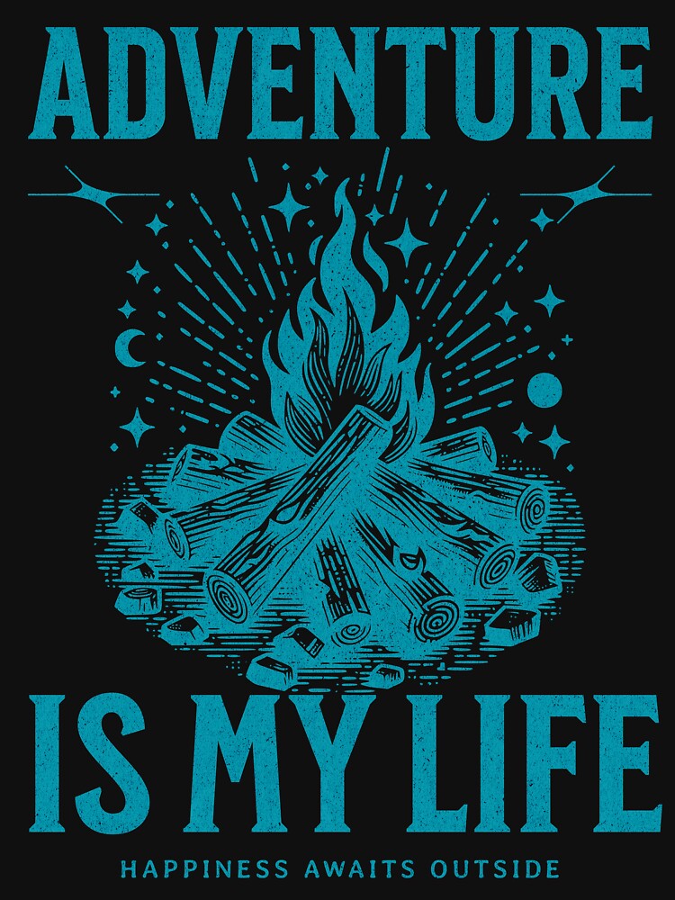 Adventure Is My Life / Adventure Lover Print by Thehatinthecat
