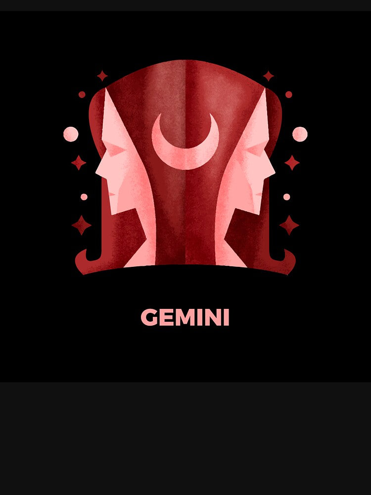 Gemini Zodiac Twins – Dual Personality Astrology Design | May June Birthday Gift | Air Sign Aesthetic by amareshdas008