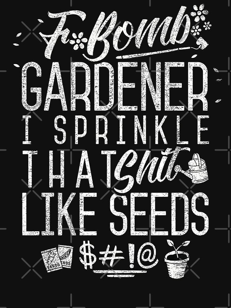 Retro F-Bomb Gardener I Love Plants Lover Gardening Cute Garden Lover by shoptshirtswag