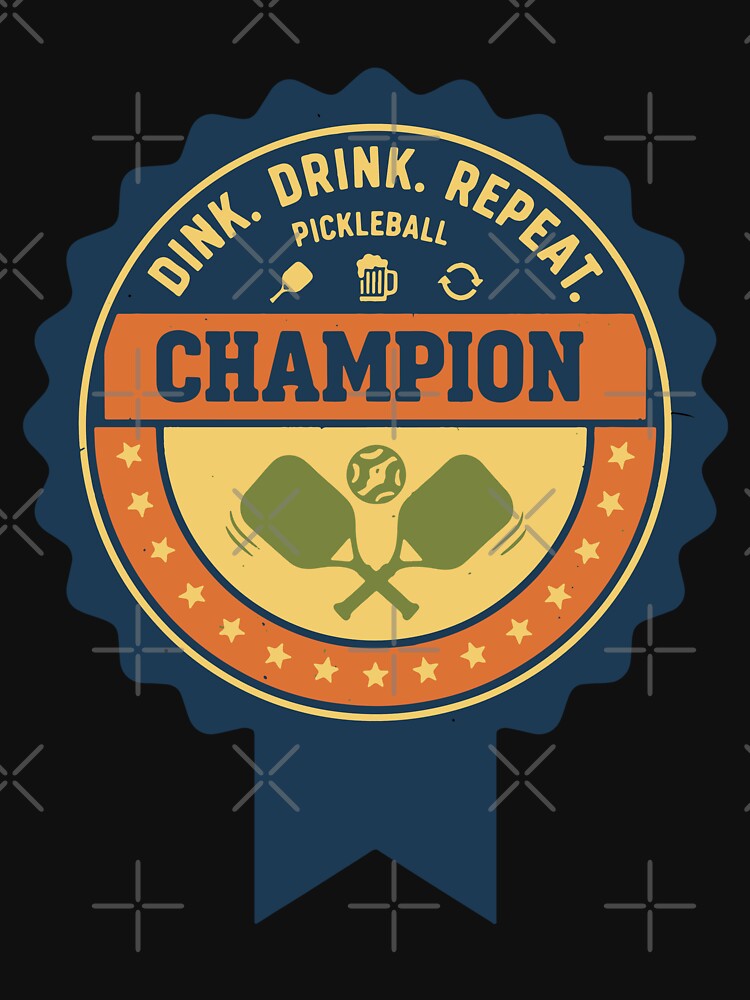 Pickleball Funny Player Love Pickleball Champion by LuminOrb