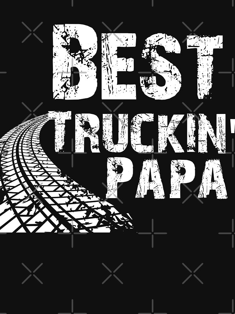 Trucker Papa Truck Driver Gift by Akmloza