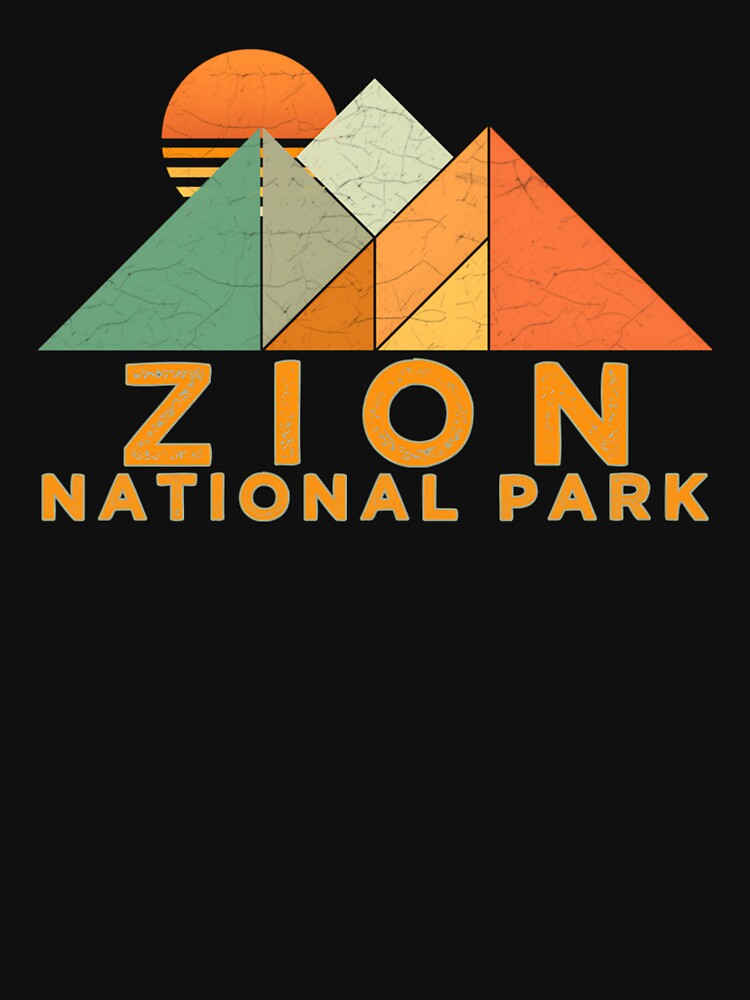 Retro Vintage Zion National Park by Duncidi