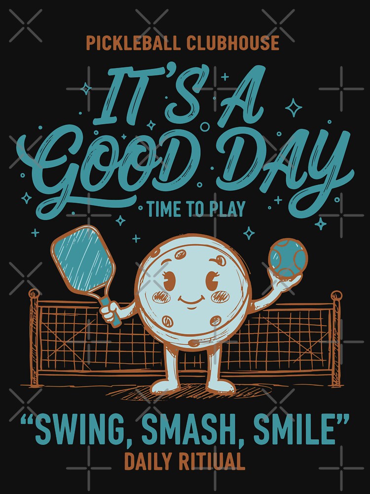 Pickleball Funny Player Good Day Time To Play by LuminOrb