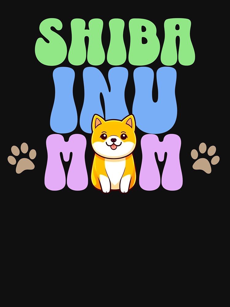 Shiba Inu Mom - Cute Dog - Dog Mom by BlueCoastPOD