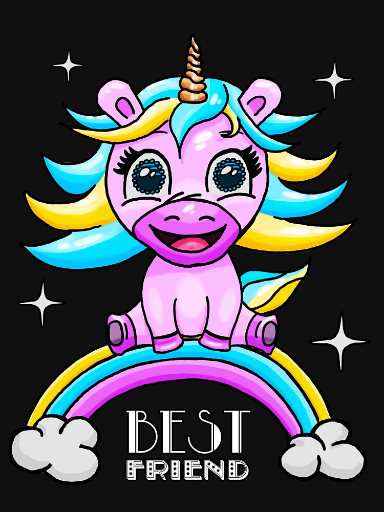 Best Friend Friends BF Unicorns by AOCreativeProd