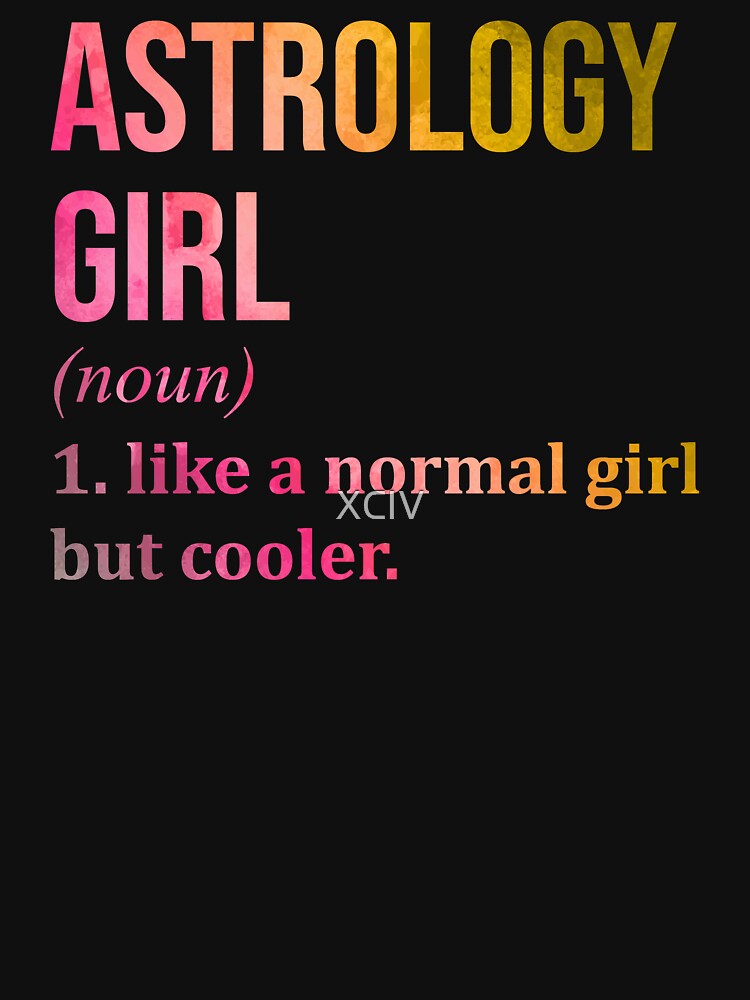 Astrology Girl Definition in Watercolor by XCIV