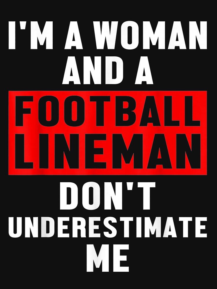 Lineman Woman Offensive Defensive Player by maudean
