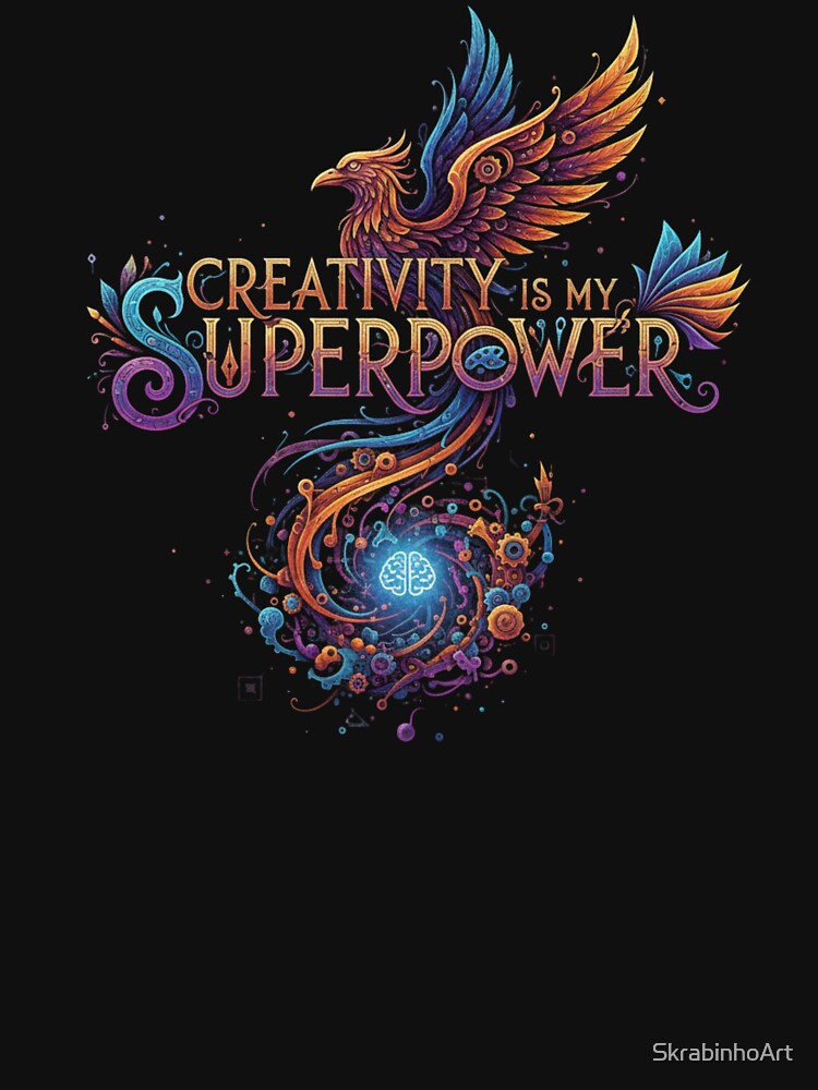 Creativity Is My Superpower by SkrabinhoArt