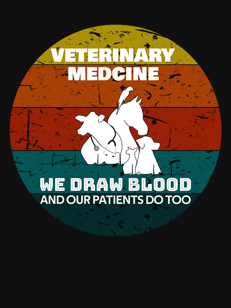 We Draw Blood Our Patients Do Too Vintage Retro Gifts by rachidhaz