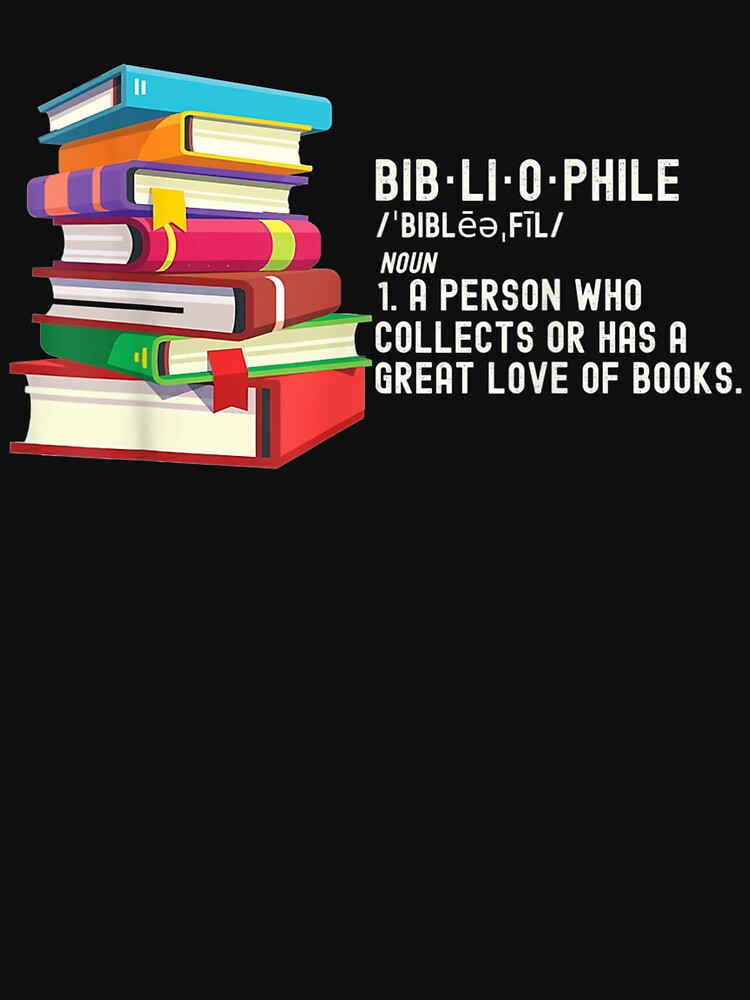 Bibliophile Book Lover Reading Teacher Gift by charissamo77