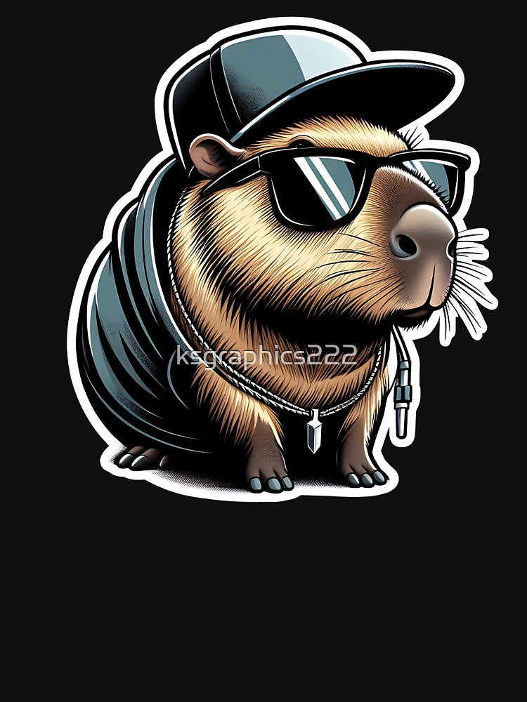 Capybara Art #43 | Capybara Lovers by ksgraphics222