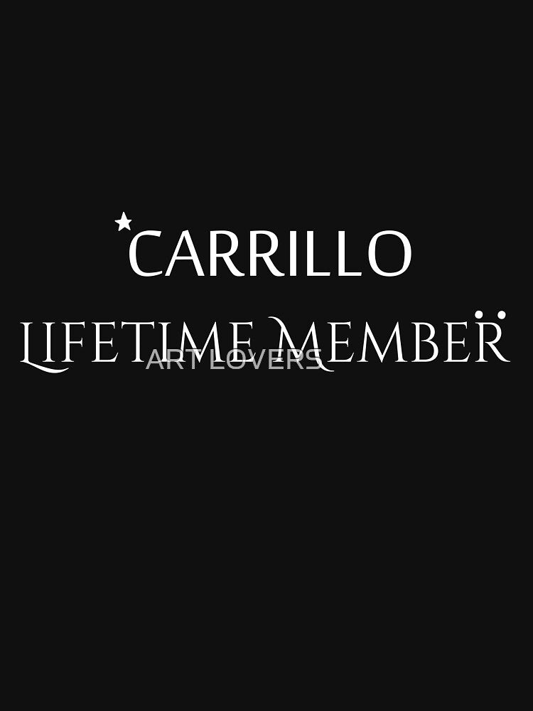 CARRILLO Lifetime Member Ugly Sweater 2022 First Last Name T-Shirt by َART LOVERS ★★★★★