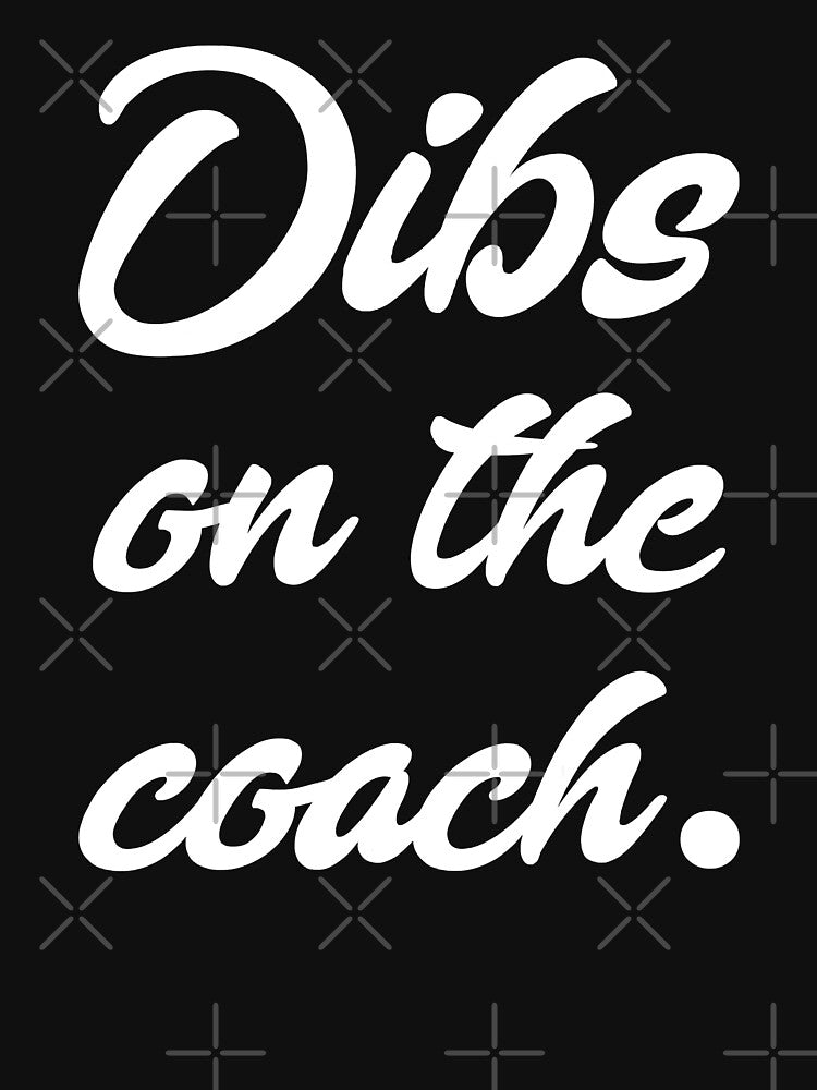 Dibs On The Coach For Coach's Wife Funny Baseball by MichelSorour