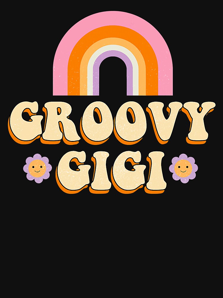 Groovy Gigi Retro Funny Grandma Mothers Day by nwaja-art