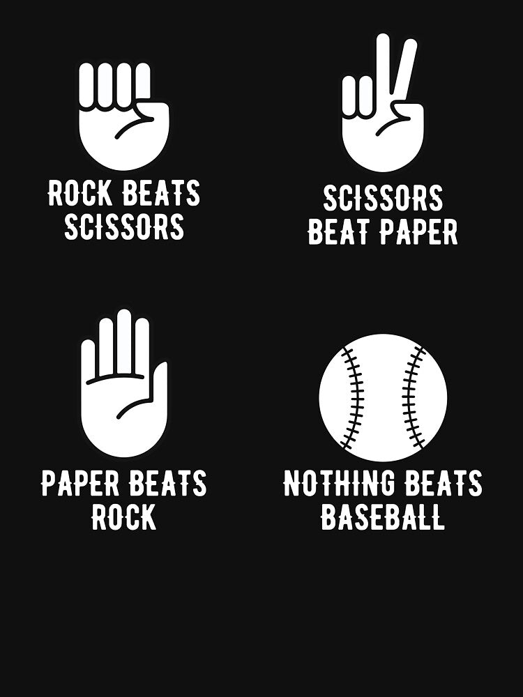 Nothing Beats Baseball by TendyTees