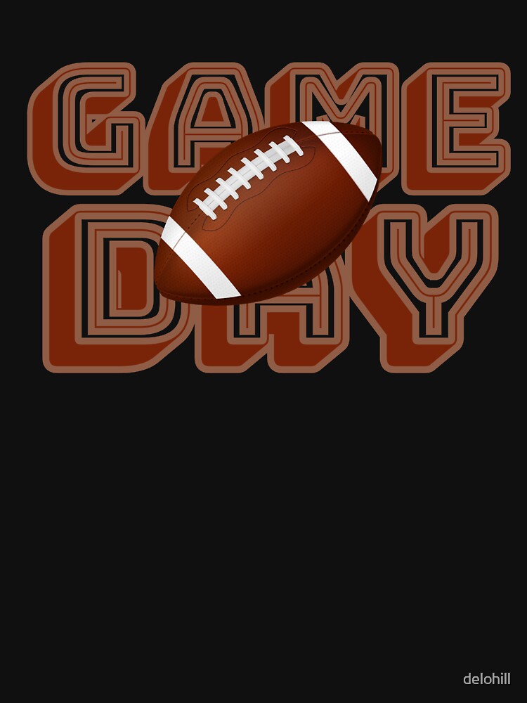 American Game Day Football Sport Design by delohill