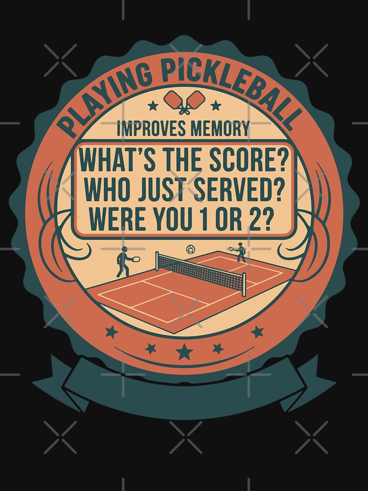 Pickleball Playing Play Pickleball Court Paddles by LuminOrb