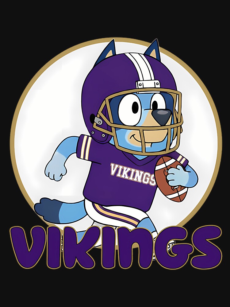Bluey Minnesota Vikings Game Day by AnderAuer