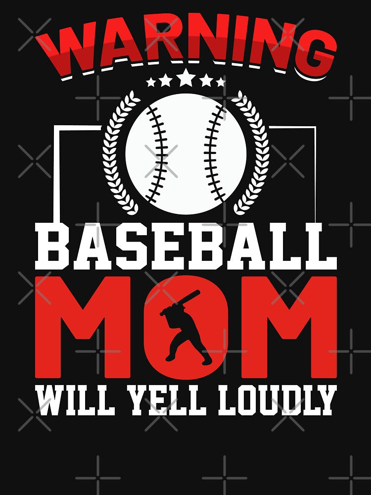 Baseball Mom Rocks Baseball Sport Art by Back2Collage
