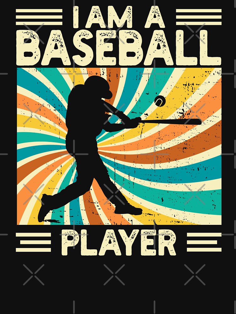 Vintage Baseball - I Am a Baseball Player by patriotwardrobe