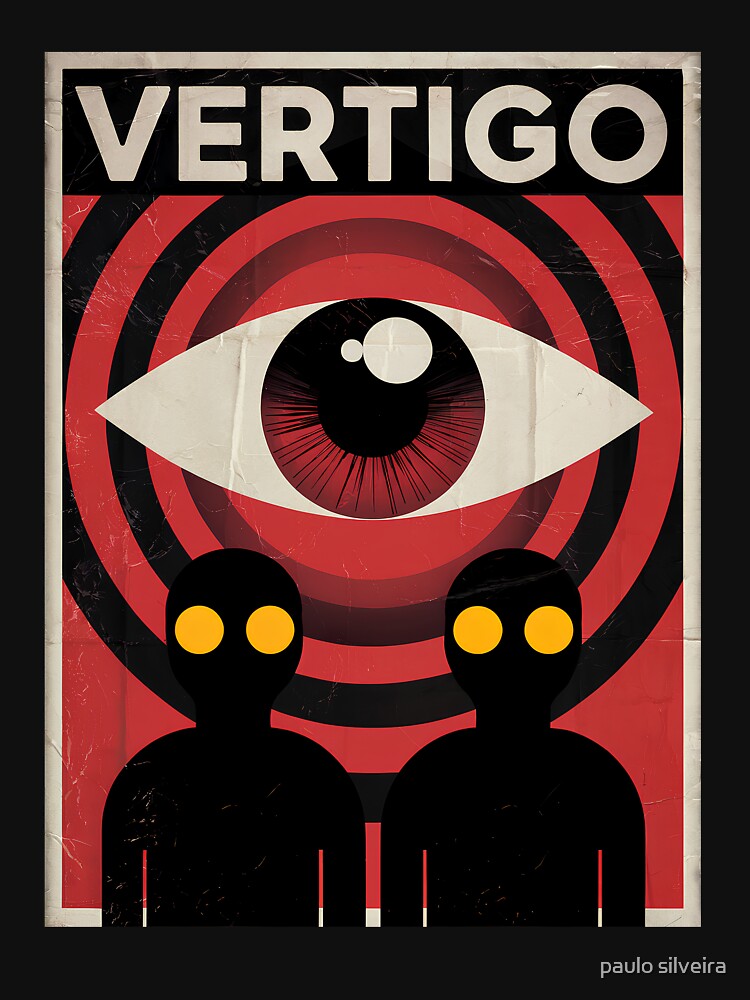 Vintage Cinema Inspired  Poster T-Shirt – Retro Film Noir Aesthetic by paulo silveira