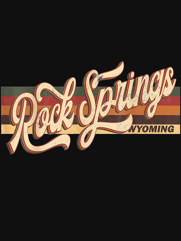 Rock String Wytoming Retro Vintage 70s 80s Distressed by manidala