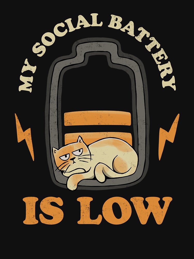 My Social Battery is Low by zawitees