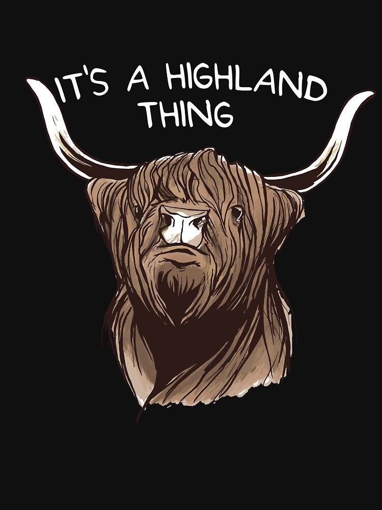 It's A Highland Thing Highland Cow Lover Highland Cow Gear by DynamicDesign