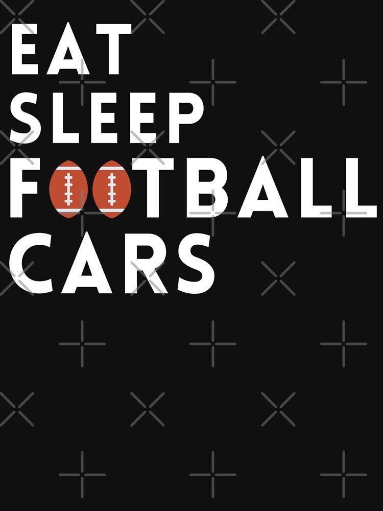 eat sleep football great gift for football and cars lover by salahnewdesign