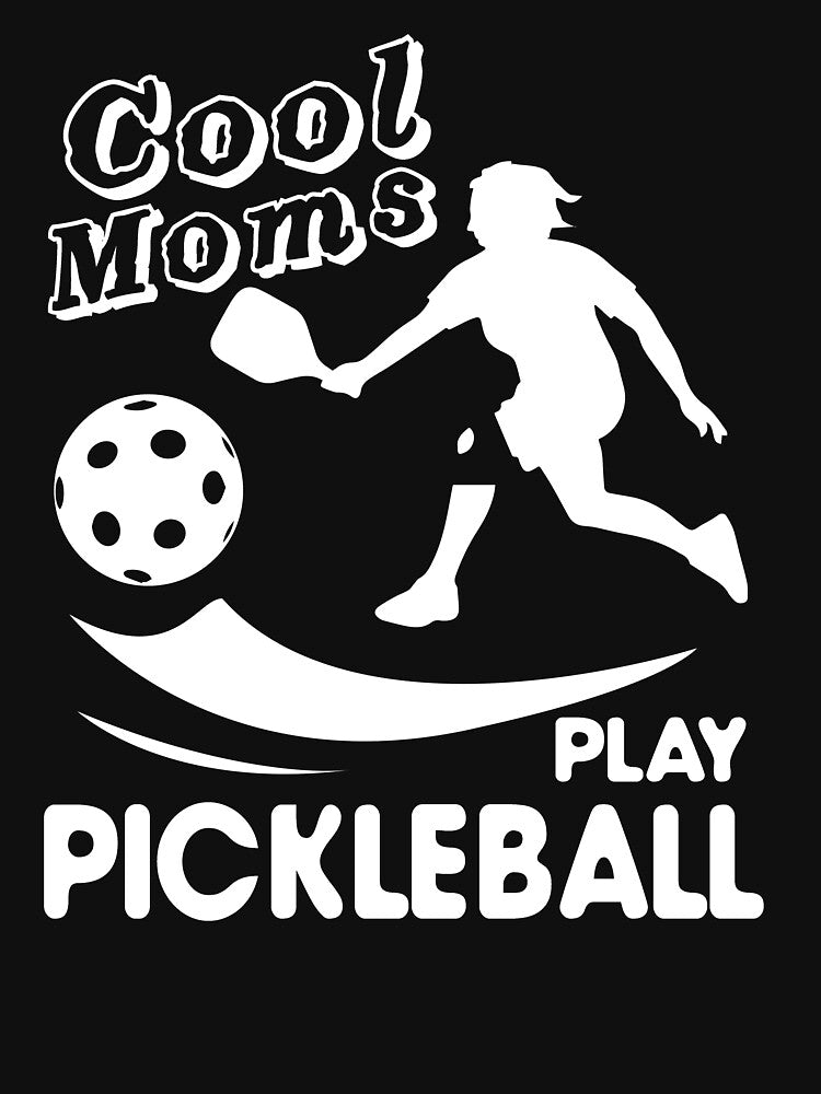 Cool Moms Play Pickleball by UnknownArtistt