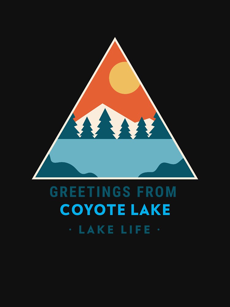 Lake Life - Greeting From Coyote Lake by ThreadMosaicCo