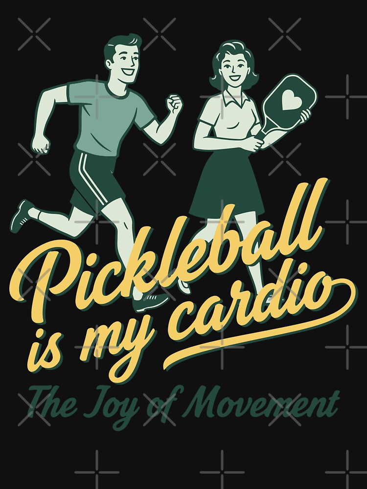 Pickleball Is My Cardio Funny Pickleball Lovers by LuminOrb