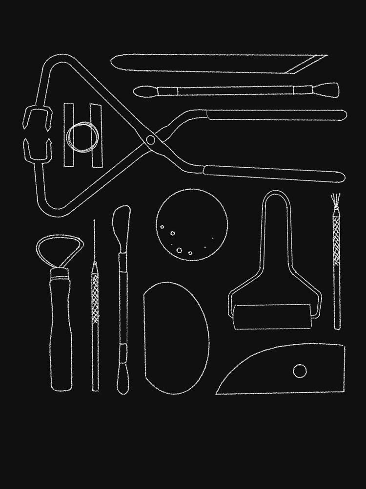Pottery tool graphic by Ninillububble