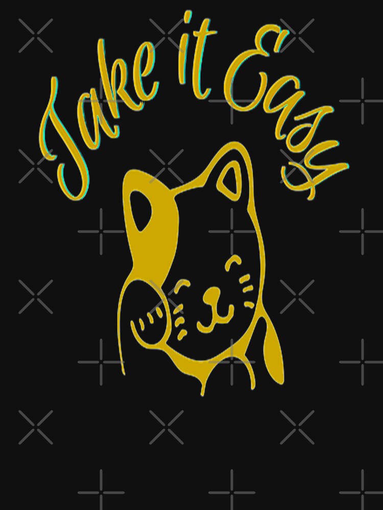Take It Easy, NR 4, Words, Illustration Abstracto, Motivational Quotes by Adri Barnard