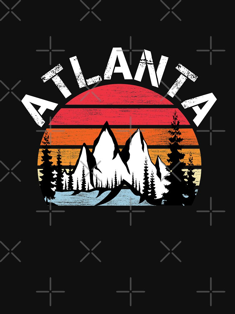 Atlanta Mountain Vintage Retro Outdoor Gifts by Nabells
