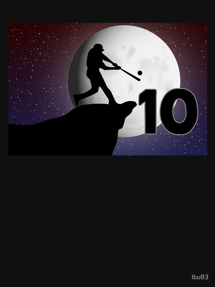 10 Years Old Baseball 10th Birthday Baseball Player by Ibu83