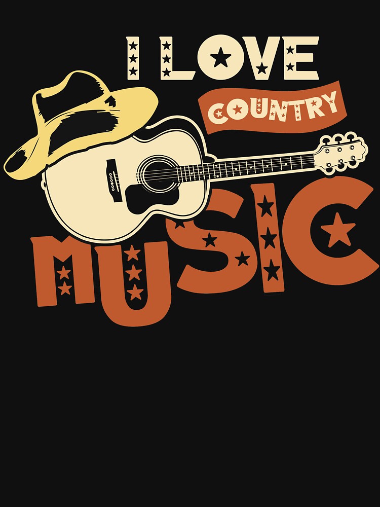 I LOVE COUNTRY MUSIC COLLECTION by JRM Tees & More Store