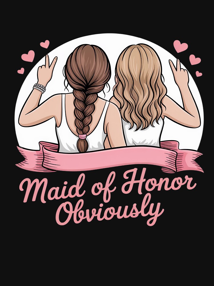 Maid of Honor Obviously Wedding Party Bridesmaid by Voidbinder