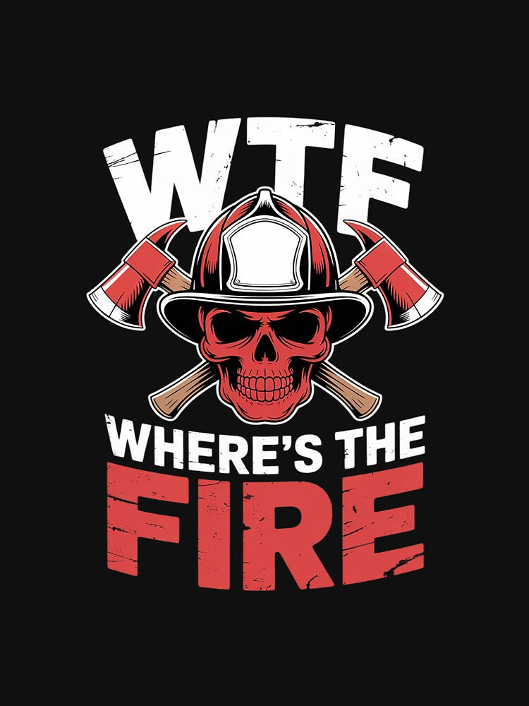Firefighter Gift Where's the Fire Fireman by TewonLake