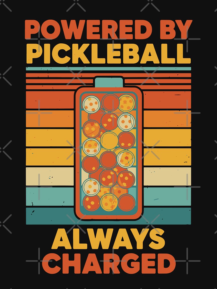 Pickleball Powered By Pickleball Always Charged by LuminOrb