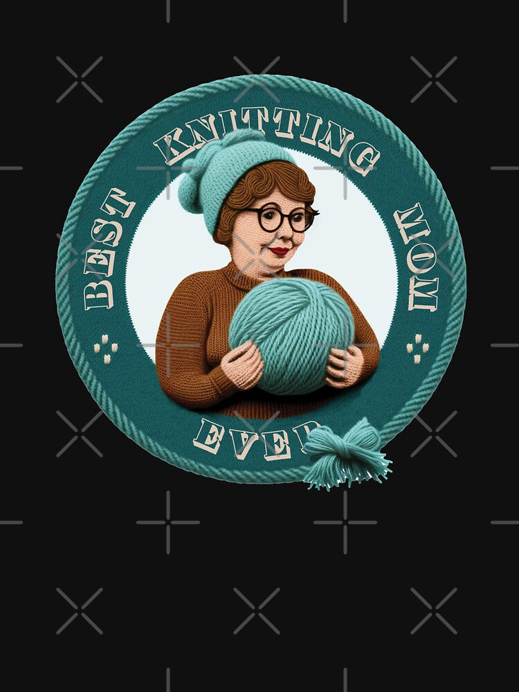 Best Knitting Mom Ever by Mobius Spot Collective