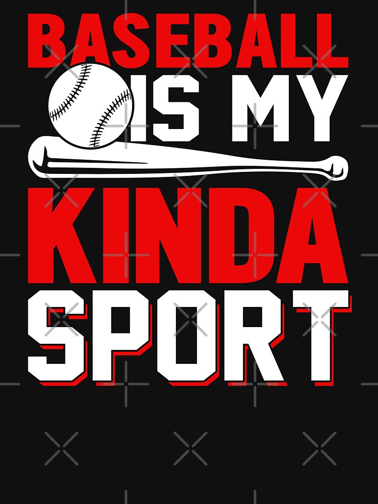 Baseball is My Sport Retro Baseball Sport Art by Back2Collage