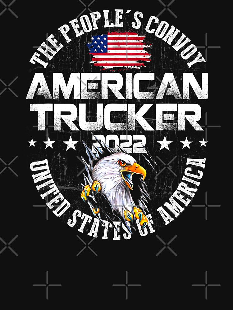 The People's Convoy 2022 America Truckers Freedom Convoy USA by GardNewerd