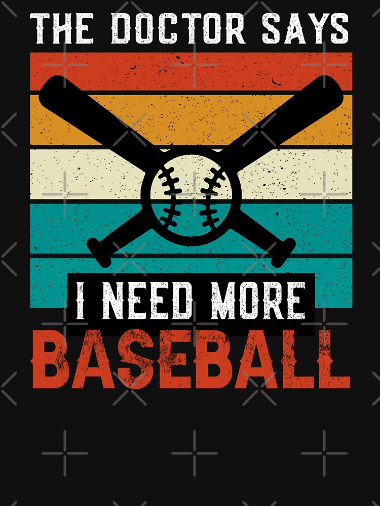 I Need More Baseball Retro Sport Art by Back2Collage