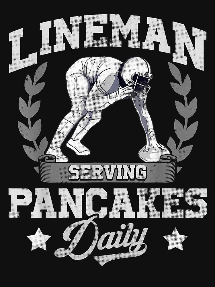 Lineman Serving Pancakes Daily Offense by beata155